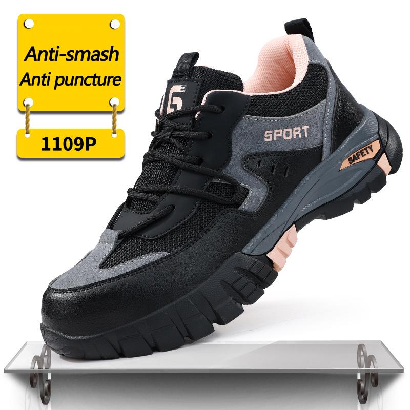 Work Safety Shoes For Men Women Steel Toe Shoes Work Sneakers Anti-smash Anti Puncture Indestructible Shoes Protection Boots