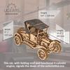 UGEARS Retro Car 70175 Wooden Puzzle Car Craft Model No Glue or Tools Required Adults and Children Intermediate Level - - - -