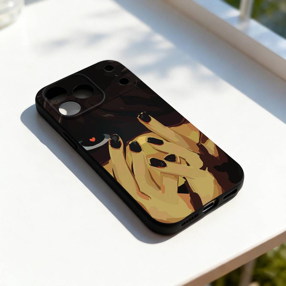 D-Deltarune Kris Spiel Coole Handyhülle Silikon Schwarz Weich Für iPhone 17,16,15,14,13,12,11,Pro,Max,Plus,E,SE4,Air,Mini