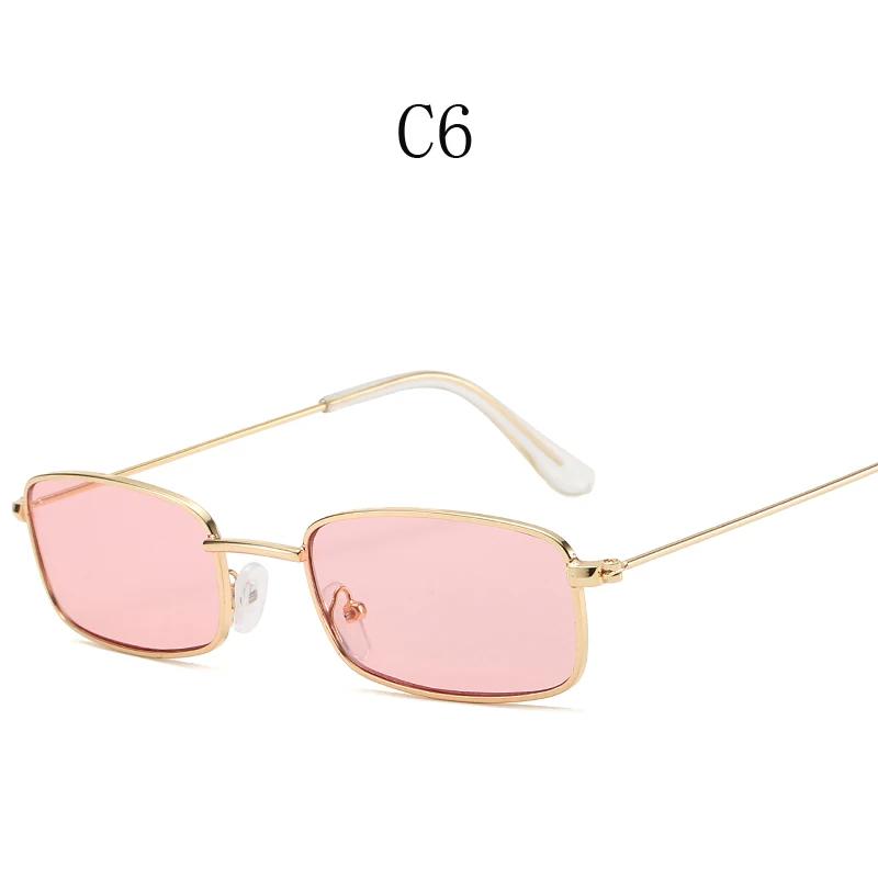 Candy Color Vintege Metal Cat Eye Sunglasses UV400 Female Summer Street Eyewear for Women Korea Style Gafas De Sol