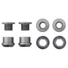 Wolf Tooth Set of 4 Chainring Bolts and Nuts for 1X 4 Raw Silver 6mm U14CBCN06RSIL - pcs.