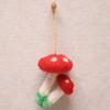 Adorable Mushroom Shape Cartoon Phone Charm Keychain Pendant Fashion Phone Pendant for Students Youthful Women Present