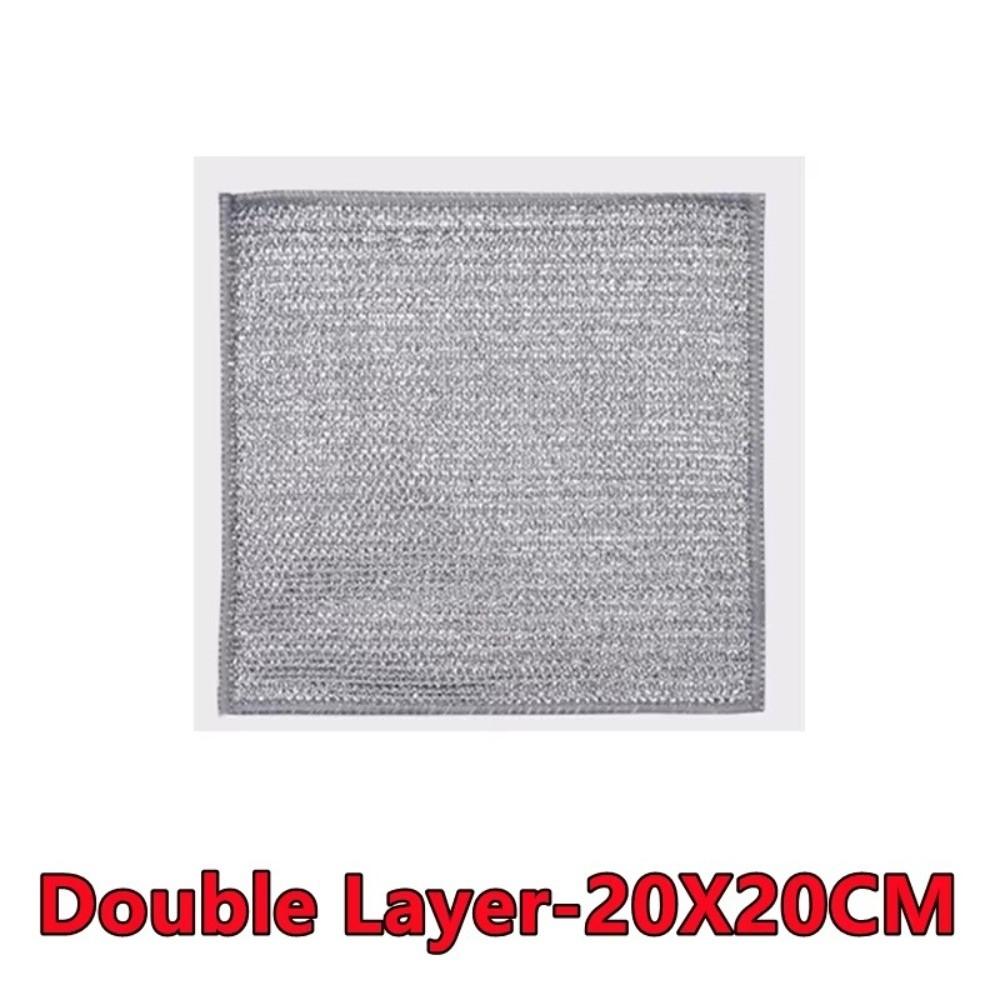 1/5/10Pcs Bamboo Fiber Dish Washing Towel Wire Pot Cleaning Rag New Cleaning Rag Pot Washing