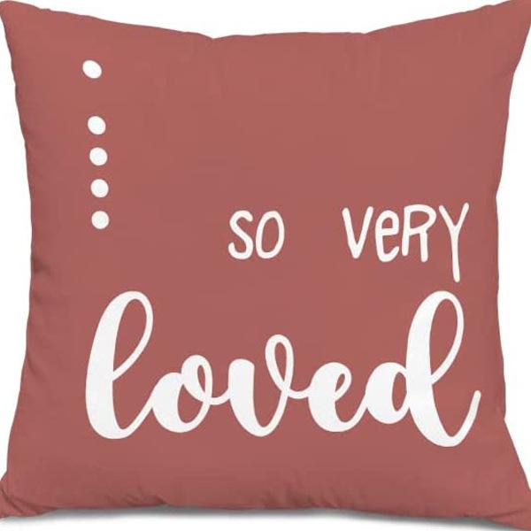 

Новые буквы Любовь Принт Наволочка Лен Персиковая кожа Бархат Диван Гостиная Спальня Чехол для подушки 45 * 45Cm (without pillow core)