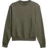 On Crew Neck Solid Color Casual Sports Lg Sleeve T-Shirt Men Tops Olive-Green 153.00088