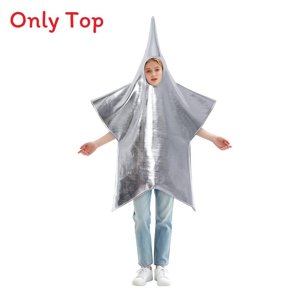 Disfraz Cosplay de Estrella para Niños con Material Suave de Poliéster para Actuaciones Navideñas en Escenario