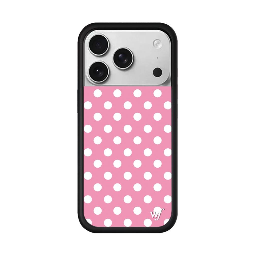 

New Wildflower INS Cherry Polka Dot Phone Case for iPhone 17 Pro Max 16 15 14 13 12 16 Plus 15 pro 3D WF Cute Protective cover for iPhone 16 Pro