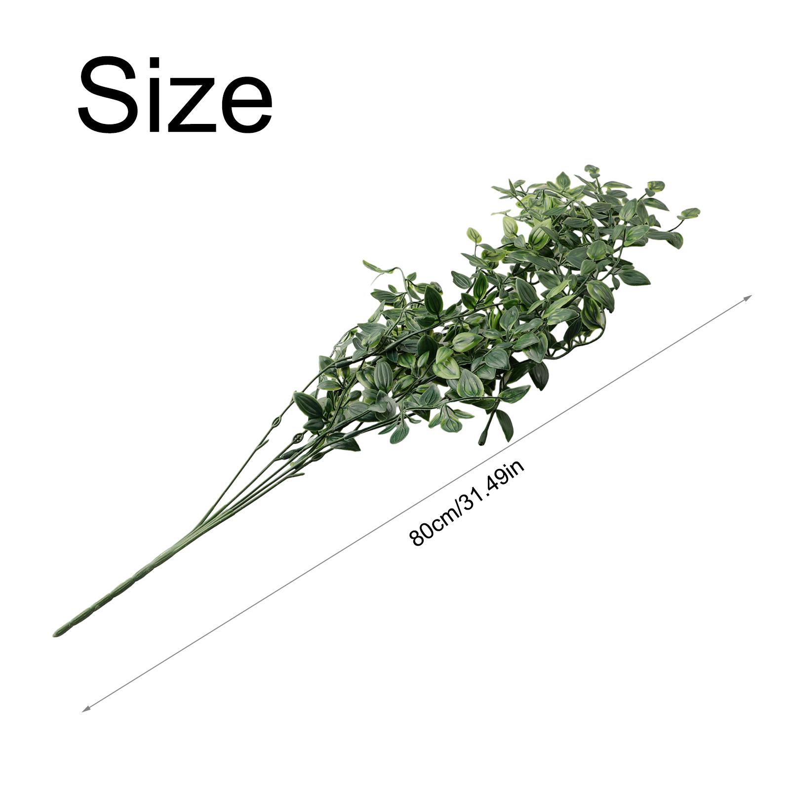 

Artificial Hanging Plants 80cm Wedding Bouquets Flowers Foliage Leaf Lifelike Mandala Realistic Simulation Vine CHINA