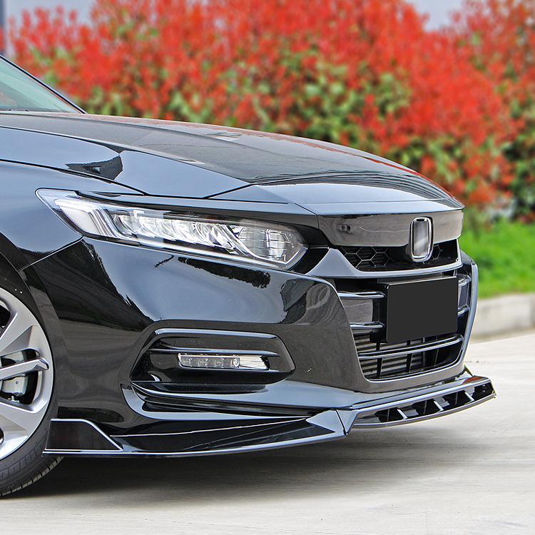 18-22 Tenth Gen Accord Grille Sticker: Black Warrior Decorative Hood Strip