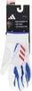 adidas Baseball Fielding Size White x Light Red LHS LBG604 Gloves, 51, (1163)