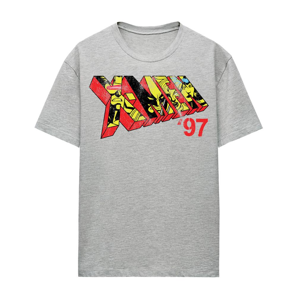 X-Men 97 Womens/Ladies Comic Logo Heather T-Shirt