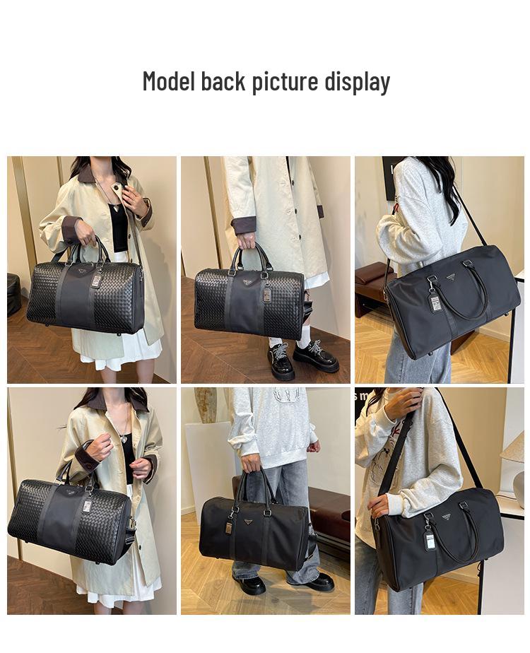Men's Large Capacity Korean Style Casual Business Travel Shoulder Bag