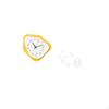 Acrylic Mirror Wall Clock Modern Office Decor Silent Timepiece Removable Fish Stickers Art for