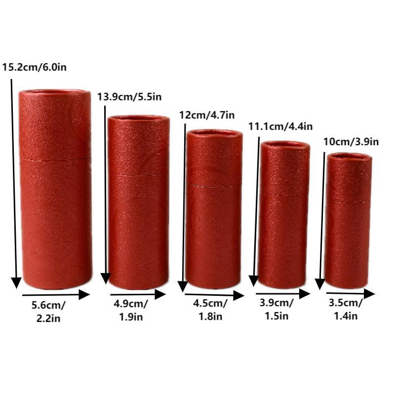 1 Pcs Copperplate Paper Tube Box Paper Gift Packaging Round Cylinder Oil Bottle Package Cardboard Tube For Essential Oil Perfume