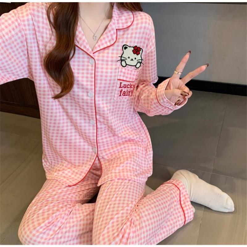 Women's Pajamas Set Pajamas 2-piece Set Airy Soft Casual Printed Pajamas