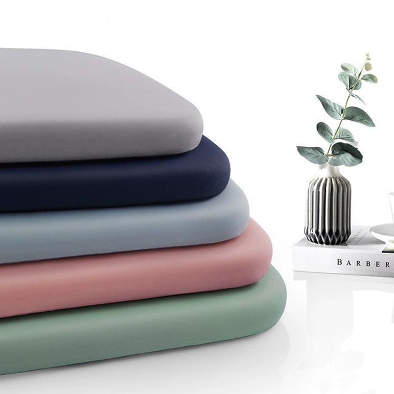 Traagschuim Ijszijde Elastische Stof Zitkussen Zacht Bureaustoelkussen Autostoelkussen Voor Lang Zitten Lendensteun Pijnverlichting