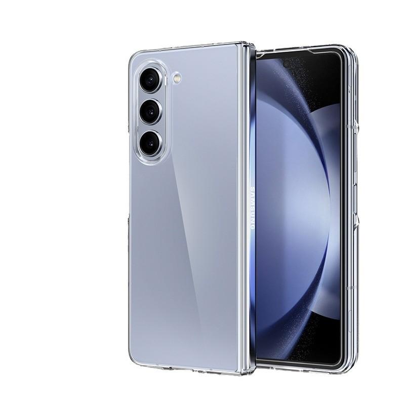 Applicable to Samsung zfold1 transparent mobile phone case w11 official folding screen Galaxyzfold1 ultra-thin protective case 1