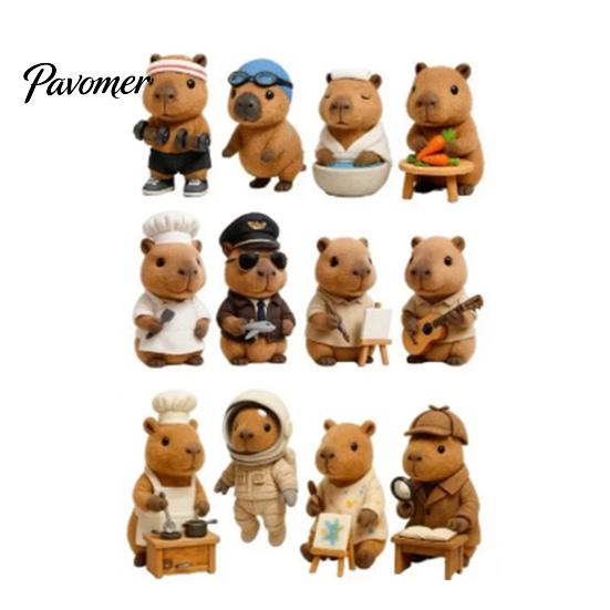 Chilliest Holiday Countdown 2025 Capybara Advent Calendar 24 Days Christmas with Quirky Decor Pcs 2D/3D Ornaments Surprise Gift for Whimsical