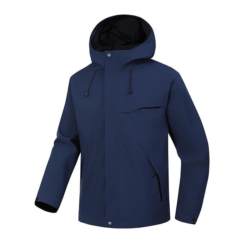 Unisex Lightweight Waterproof Windproof Outdoor Jacket With Hood Hiking Running Fall Winter