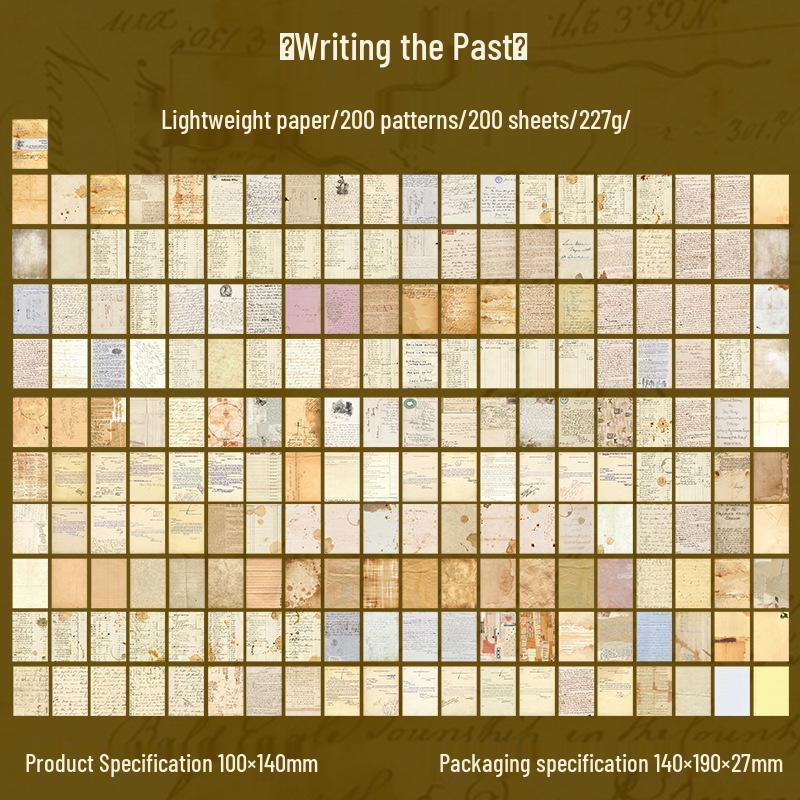 American Retro Floral Literary Journal Background Paper