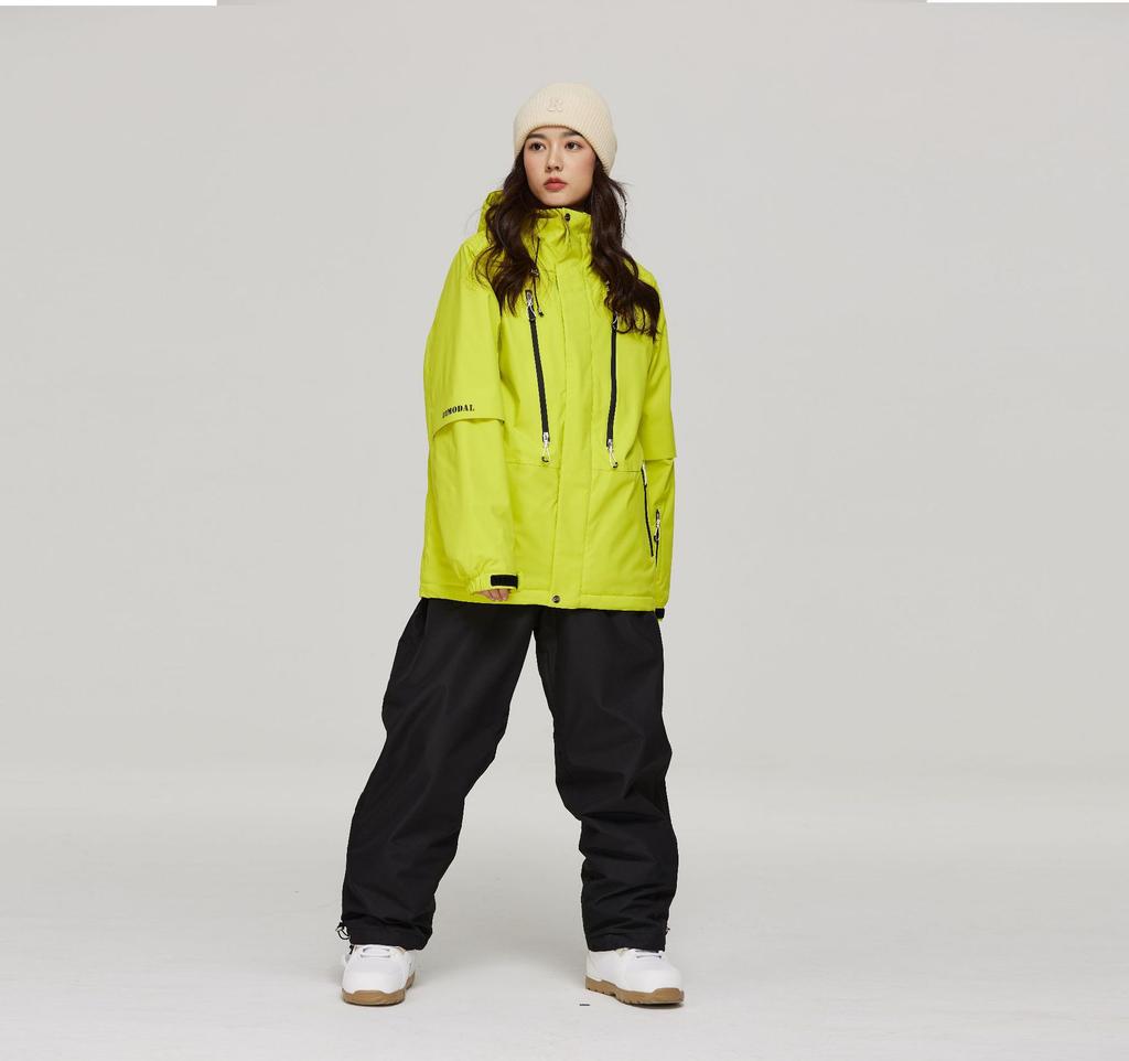 Ski Suit for Women Outdoor Winter Warm Snowboarding Suit Waterproof Windproof Skiing Jackets and Pants Set Women's Breathable Insulated Snow Suit