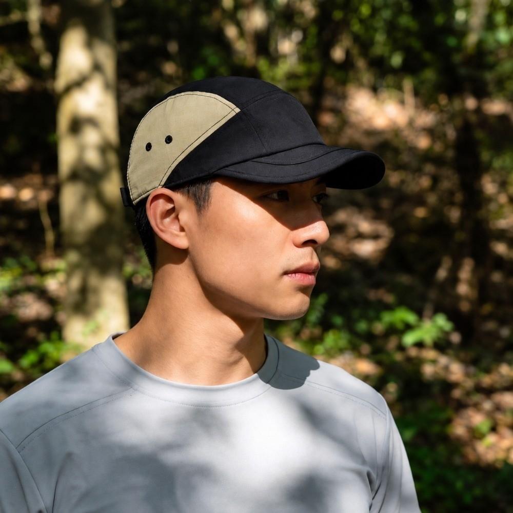 Short Brim Baseball Cap Mesh Duckbill Cap Outdoor Quick-Dry Plain Hat Running Headwear