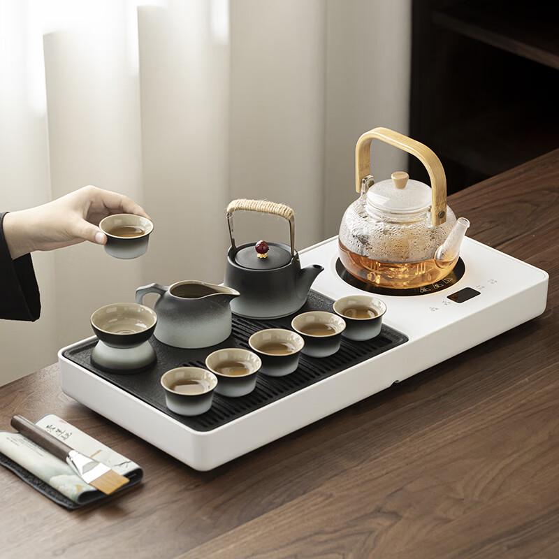 Tang Feng High-End Gongfu Tea Set with Integrated Tea Tray
