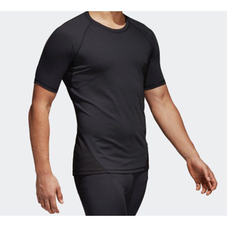 adidas Set-in Sleeve T-Shirt Men's Black CF7235