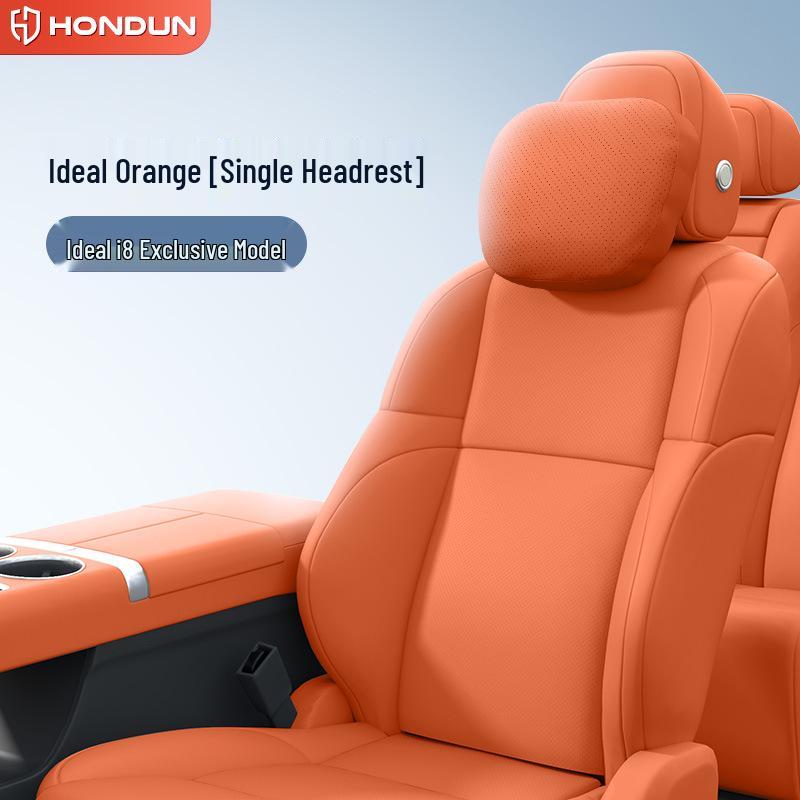 Ideal i8 Headrest & Lumbar Support Pillow - Essential Neck & Back Protection for Car Interiors