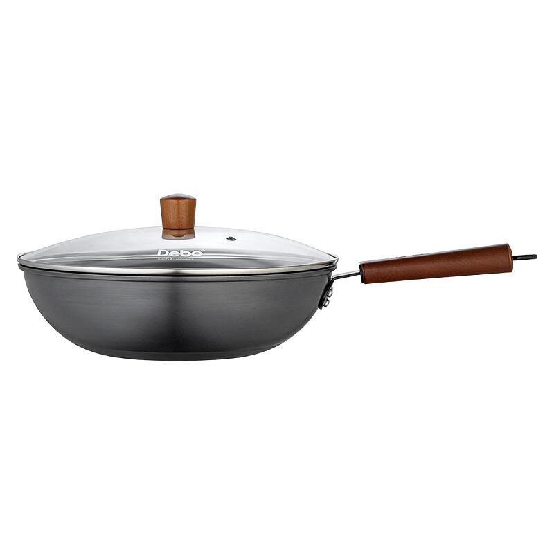 Debao 32cm Refined Iron PFOA-Free Non-Stick Wok