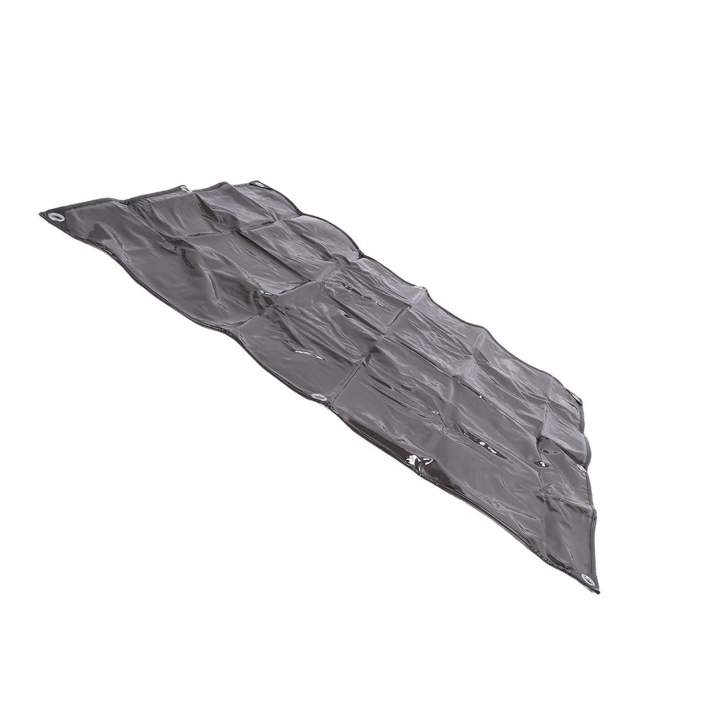 Universelle getönte transparente Gabelstaplerabdeckung Sonne Regen Wasserdicht Schützender Schatten PVC 53 x 45 Zoll