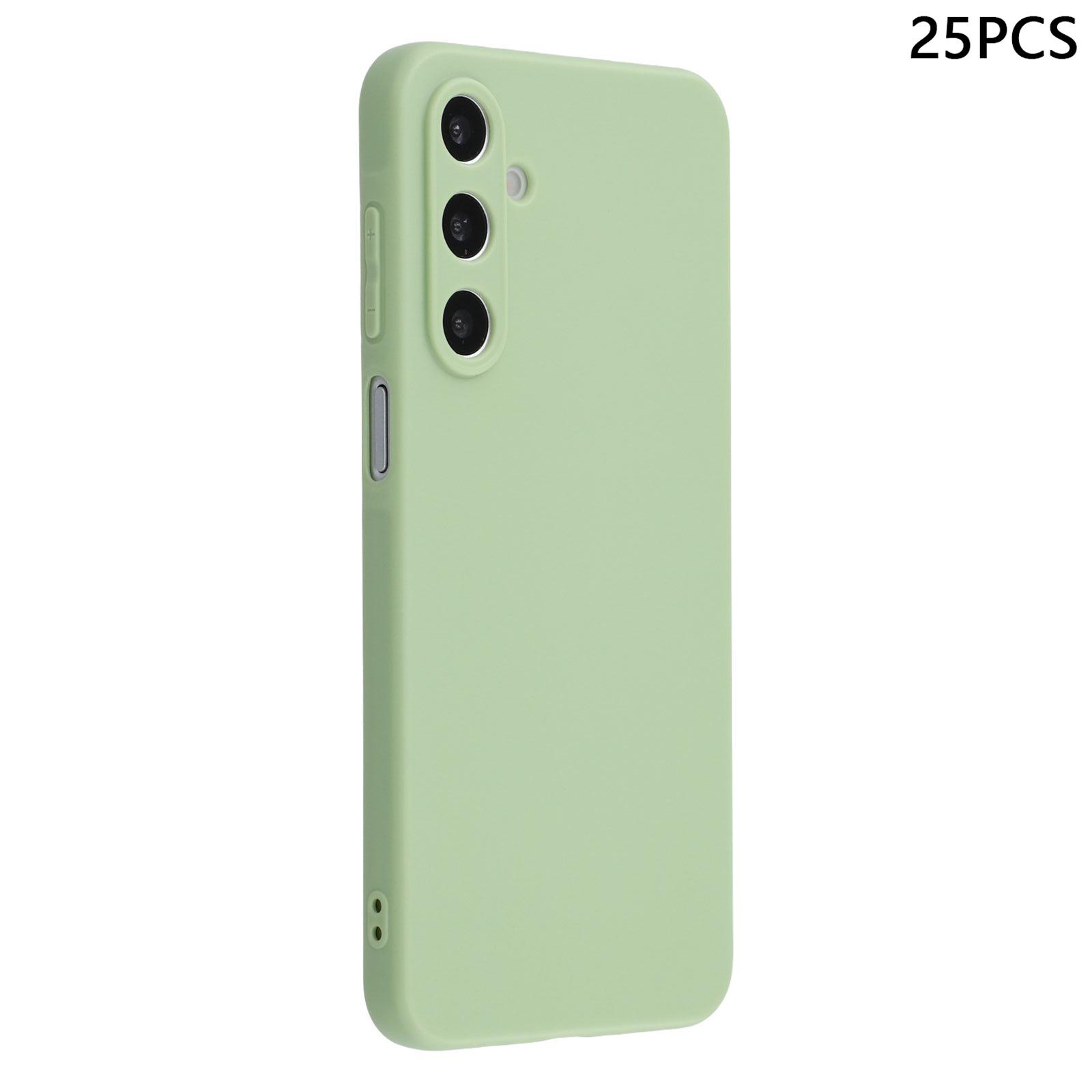 

Bulk Purchasing 25Pcs For Samsung Galaxy A25 5G (Global) (161.0mm) Case 1.2mm TPU Matte Phone Cover Matcha Green