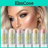 Colors 3d Face 6 Brighten Highlighter Bar Cosmetic Face Contour Bronzer Shimmer Highlighter Stick Concealer Cream Makeup Tool
