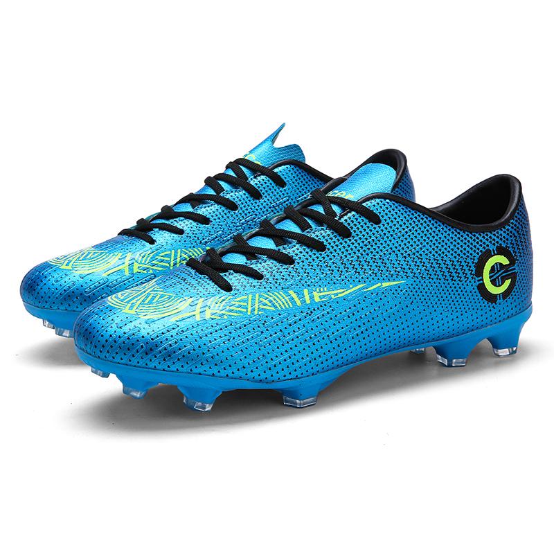 Men's/Women's Waterproof Wear-Resistant Football Boots Anti-Slip Sports Artificial Turf Outdoor Football Training Shoes