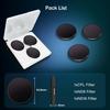 ND Filter Set for DJI Osmo Action 6 Set H&Y (ND8, ND16, ND32) - 3-Piece (DJI-A6NK)