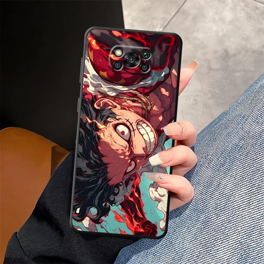 Hülle für Xiaomi Poco F3 F4 F5 X3 X4 X5 C65 M3 M4 Pro M5 C50 C51 Funda Handyhülle Luffy Ones Pieces