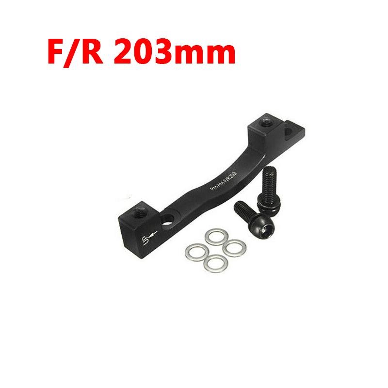 Bike Disc Brake Rotors Front Rear 180mm 203mm Bicycle Adapter PM Caliper Aluminum Alloy Cycling Accessory Adapter