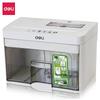Deli 9935 Mini Desktop Shredder, Level P-4, 2-Sheet Capacity CN Plug (adapter Included)