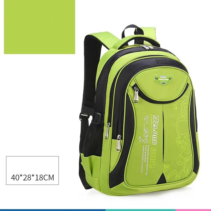 Kids Primary School Backpack Large Capacity Waterproof Breathable Spine Protection Boys Girls School Bag Bookbag