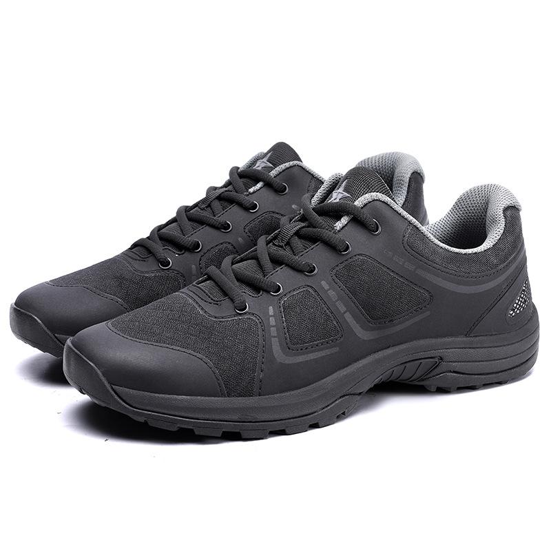 Physical training shoes men's black training shoes breathable and lightweight running shoes fire shoes liberation shoes rubber shoes spring and autumn