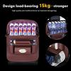 Car Back Seat Organizer with Foldable Table Tray | Tablet Holder & Tissue Box | Multi-Pocket Storage for Travel