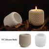 Barbara Mesh Candle Cup Silicone Mold Aromatherapy Container Decoration Mold