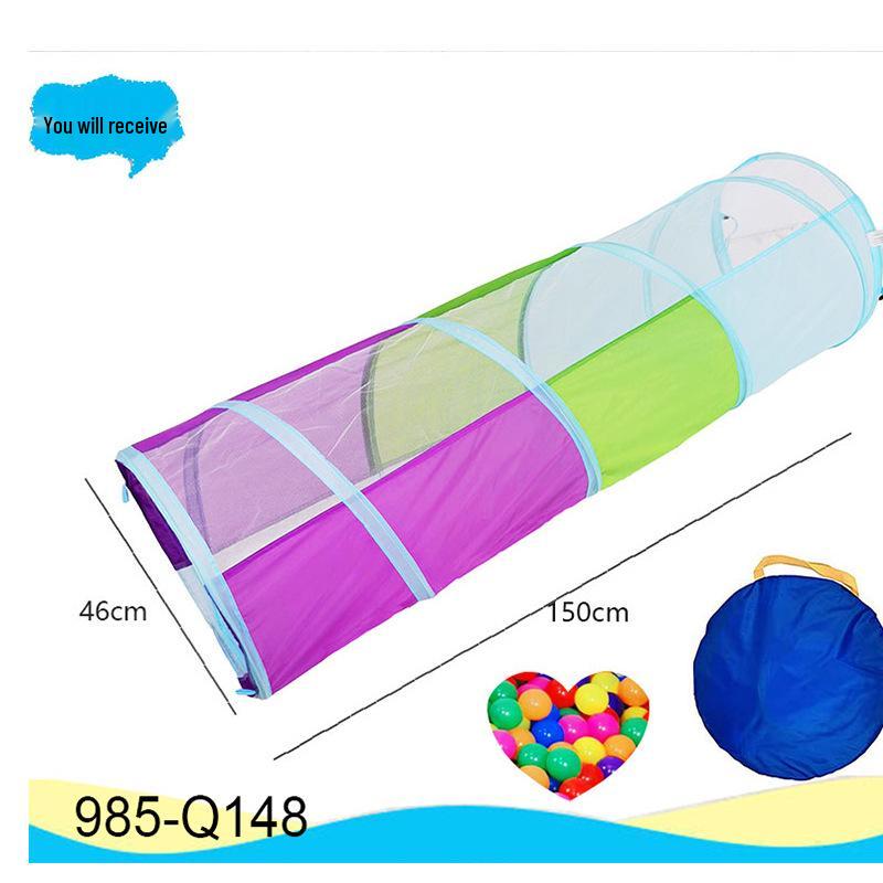 

Rainbow Crawling Tunnel: Indoor Playhouse and Sensory Training Tube for Children