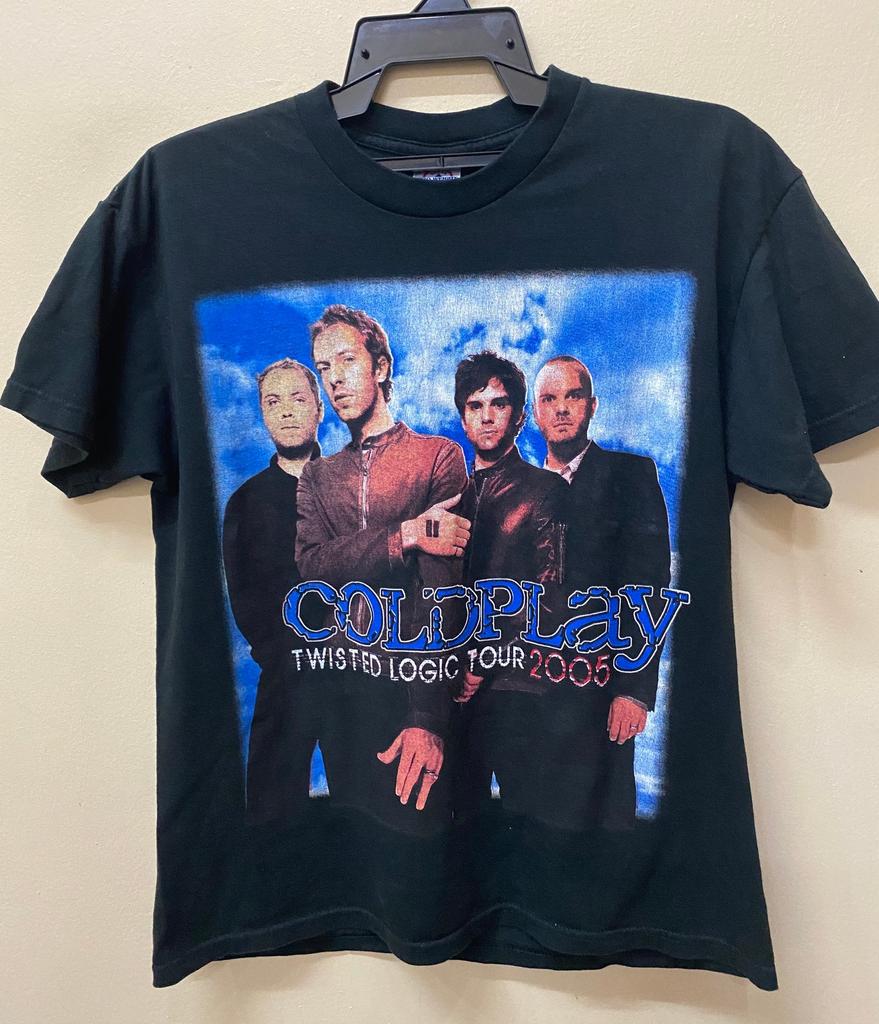 Vintage Coldplay Twisted Logic Tour t shirt