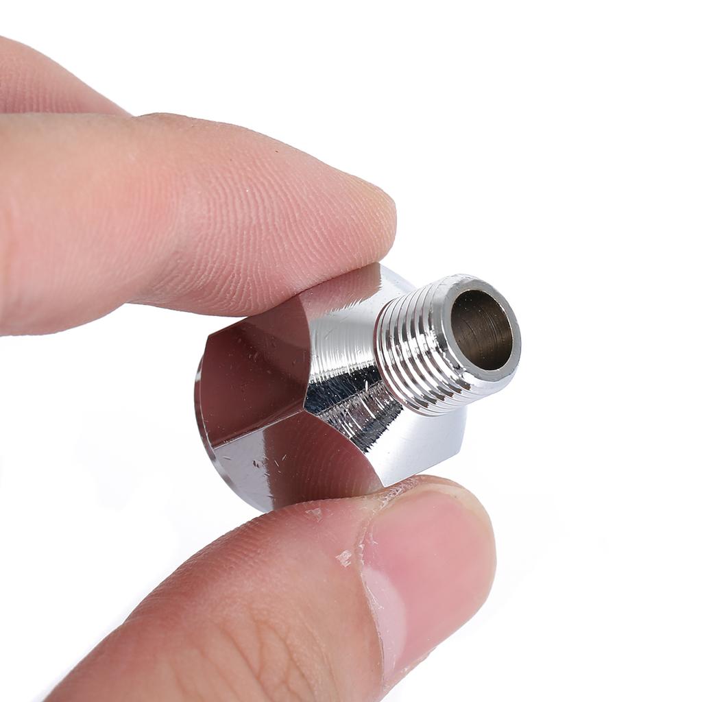 1pc Airbrush Air Hose Adaptor Connector 1/4'' BSP Female To 1/8'' BSP Male New