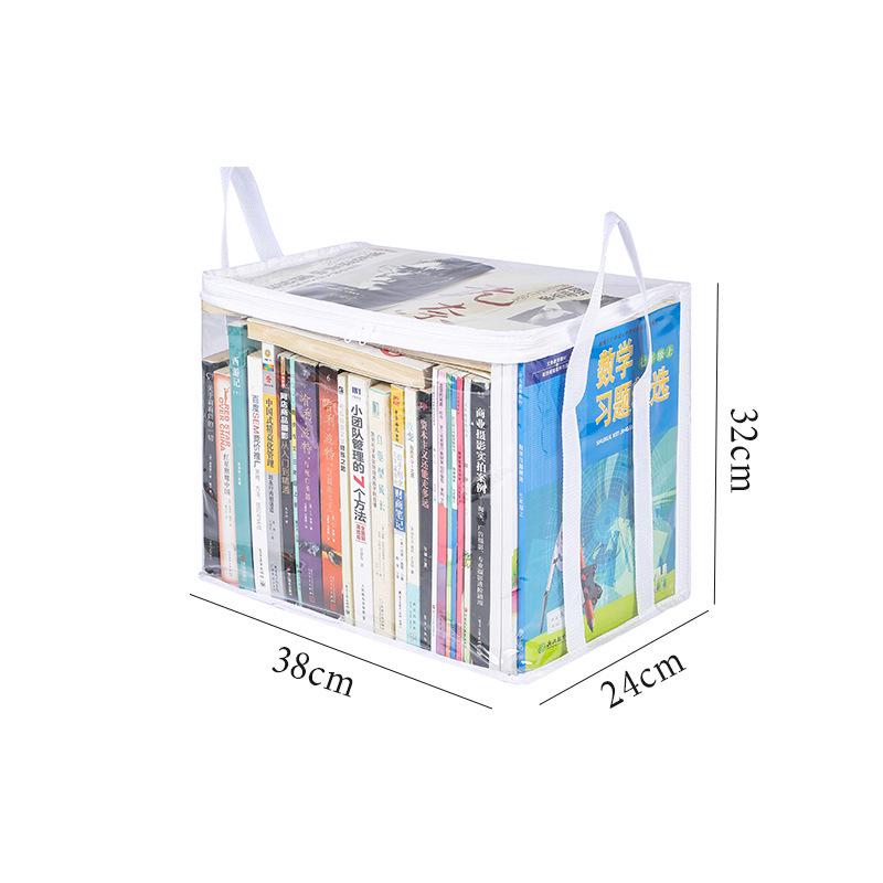 Student Book and Toy Organizer - Foldable Storage Box for Clothes and Books