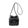 Today's popular bow exquisite mini square bag polka dot printing fashionable and beautiful shoulder messenger bag