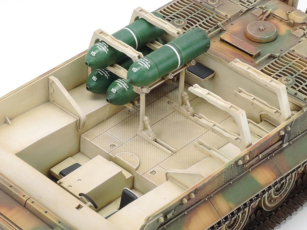 Tamiya 1/35 Military Miniature Series No. 177 German 38cm Assault Mortar Stormtiger Plastic Model Kit 35177