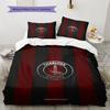 Poster Charlton Set Biancheria da Letto Trapunta Copripiumino Federa Decorazione per la Casa Regalo di Compleanno (1 * copripiumino + 2 * federa, senza nucleo)