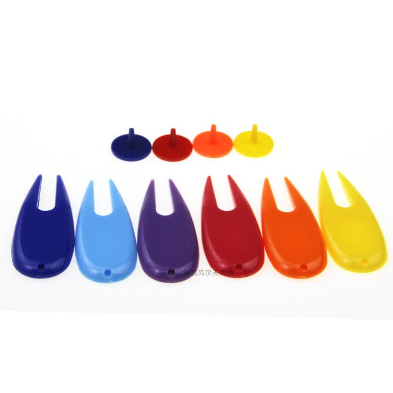 Golf Green Fork Ball Mark Repair Tool - Plastic Turf and Fairway Repair Fork